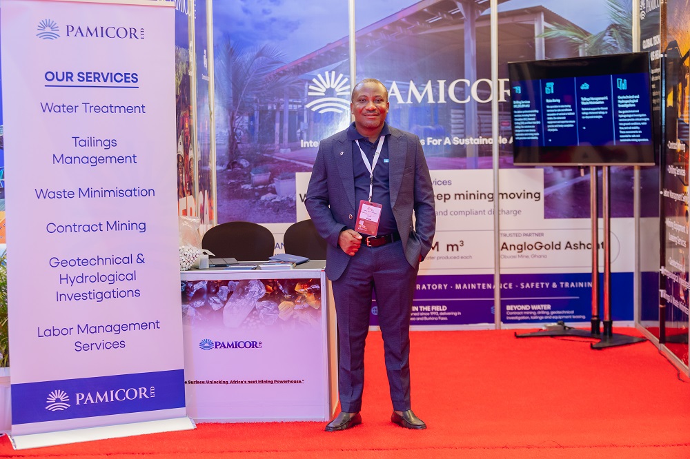 Pamicor exhibition stand at MWC 2026, Speke Resort Munyonyo, Uganda